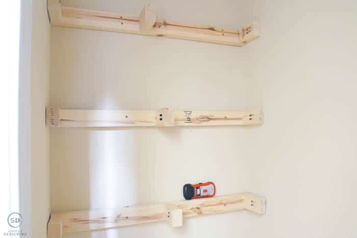 Diy Floating Shelves How To Measure, How Do You Anchor Floating Shelves Together