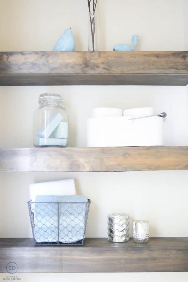 DIY Floating Shelves - How to Measure, Cut, and Install