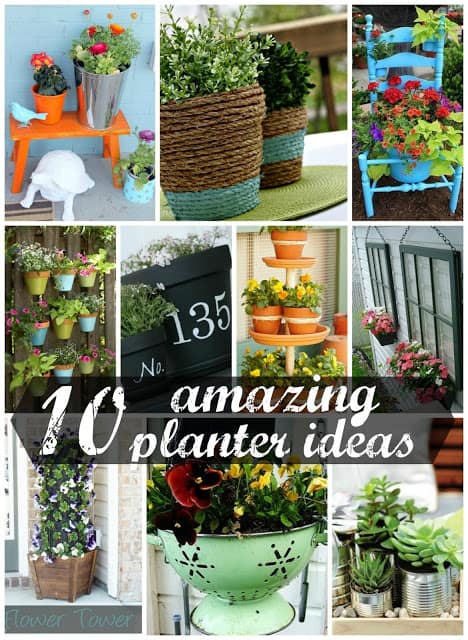 10+Planter+Ideas+Collage11 | 10 Amazing Planter Ideas | 20 | Family Friendly Summer Drinks