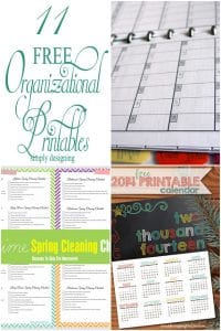 11+Organizational+Printables+Collage1 11 FREE Organizational Printables 3 get rid of grass stains