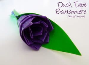23h3tds1 Duck Tape® Boutonniere & Corsage #StuckAtProm 13