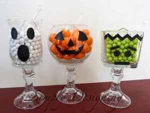 CandyBowls1a1 Halloween Candy Vases 9 candy corn decorations