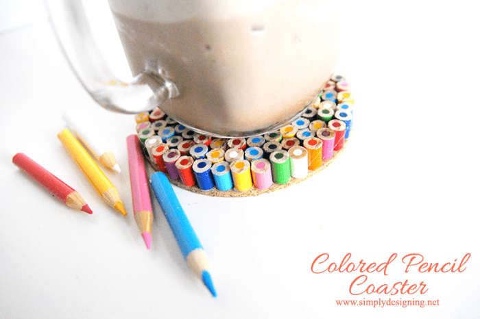 Colored Pencil Drink Coaster