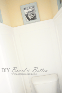DIY+Board+and+Batten1 DIY Board and Batten Without Removing Your baseboards 4 DIY 4x4 Wall Art