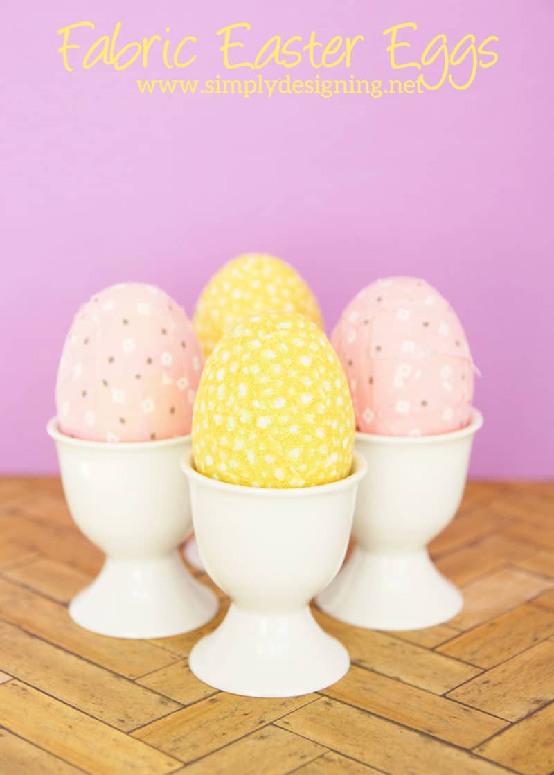 DIY Fabric Covered Eggs (with a Twist) | come see what special item I used to make these cool fabric covered eggs which is like nothing you