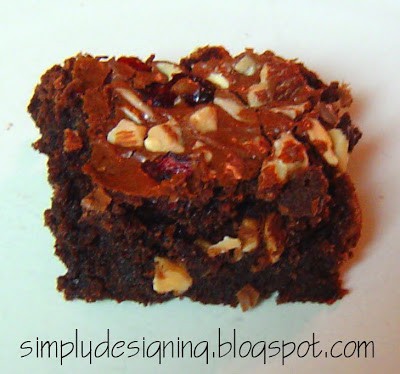 Finished+bar1 | Almond Cranberry Brownies! | 16 |