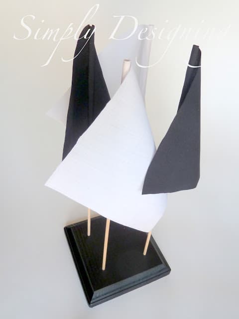 Flags011 | The Big Fast Car Race Party : Black and White Flags | 3 | summer dinner party idea