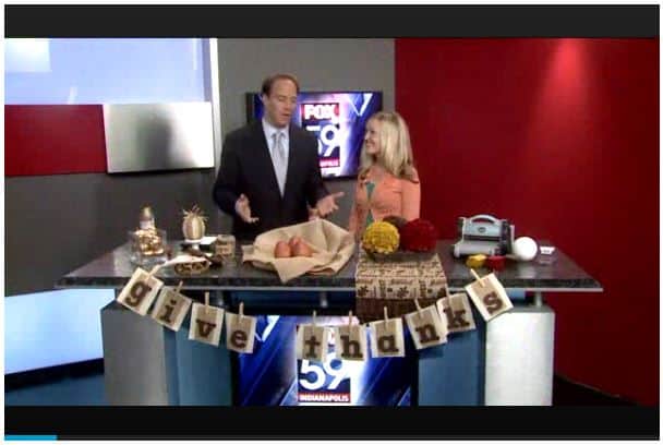 | Last-Minute DIY Thanksgiving Decor Ideas {Fox59} | 28 | cranberry cheese ball