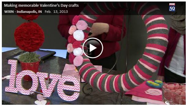 Valentine's Day Craft Ideas {Fox59} 20 Last Minute Christmas Crafts