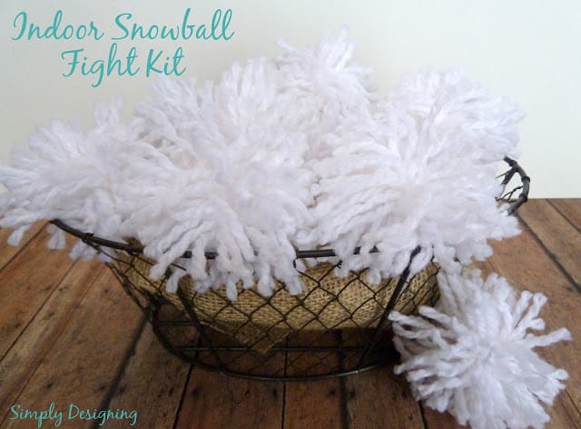Indoor Snow Ball Kit 01a1 | Indoor Snowball Fight Kit | 14 | Free Winter Print