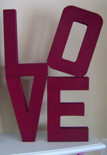 Love+letters1 | L{O}VE | 39 | Farmhouse Fall Centerpiece