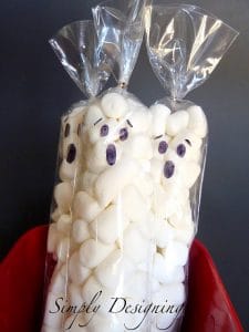 Marshmallow+Ghosts1 Marshmallow Ghost Goodie Bags 7 candy corn decorations