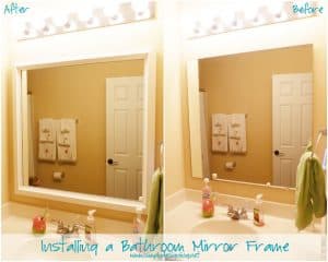 Mirror+Mate+Before+and+After+Collage1 Installing Bathroom Mirror Frames 3 redo stairs