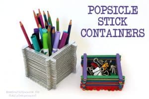 Popsicle+Stick+Desk+Set1 Kids Craft: Popsicle Stick Containers 17