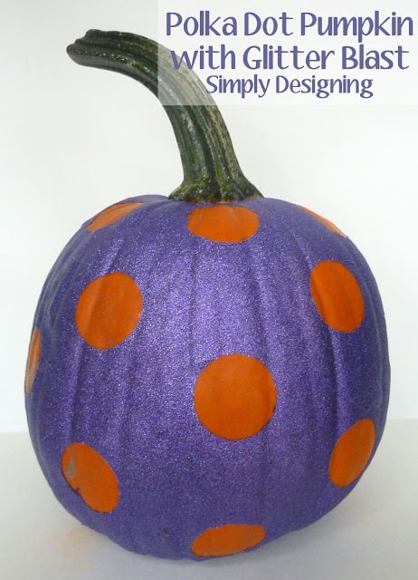 Pumpkin Decorating Glitter Blast Polka Dots 02a1 | Polka Dot Glitter Pumpkins | 28 |