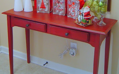 Red+Table1 | My RED Entry Table | 19 | DIY Side Table