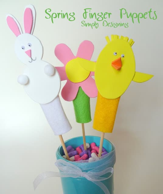 Spring Finger Puppets 01a1 | Spring Finger Puppets | 35 | lemon drop topiary