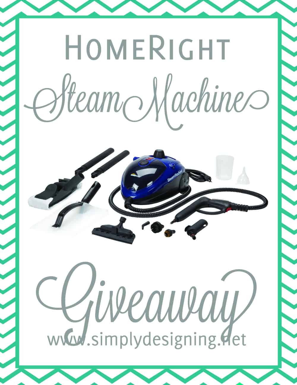 SteamMachine+Giveaway1 Winter Cleaning...it's a thing... {Giveaway + Free Printable Checklist} 15 New Year's Resolutions