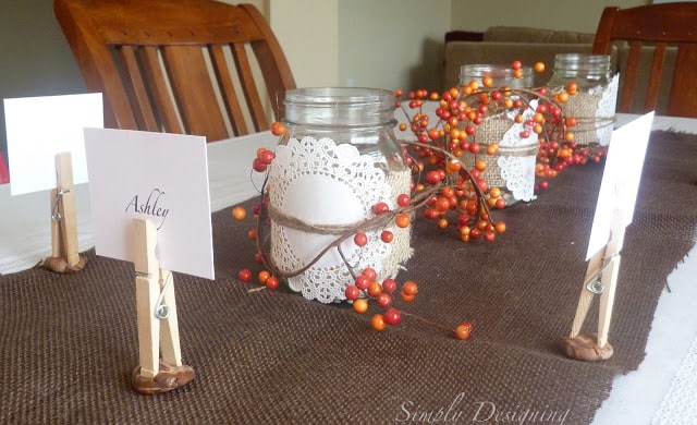 Thanksgiving Tablescape 01a1 Thanksgiving Table Decor plus Video 25 Last Minute Christmas Crafts