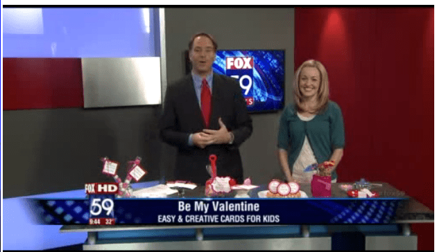 Valentine1 | Fox 59 News Segment - Be My Valentine | 27 | Cozy Wreath Ideas