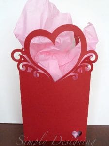 Vday+Bag1 Valentine's Day Bag with Silhouette 5 Red Velvet Cheesecake Cookies