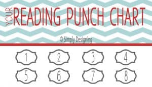 Your Reading Punch Card 20121 "Punch" Your Way through a READING Chart {PRINTABLE} 13