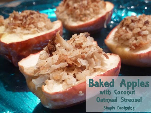 baked apple with oatmeal streusal 03a1 | Baked Apples with Coconut Oatmeal Streusel | 3 |