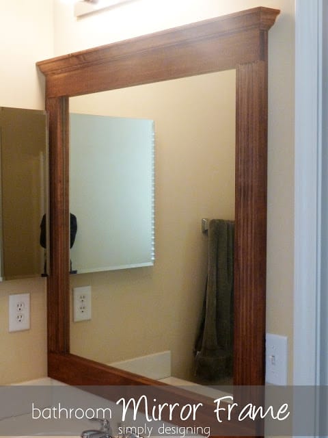 bathroom mirror revamp 09a1 | Bathroom Mirror Re-Vamp {Part 2} | 9 | Install New Tile Counter Tops