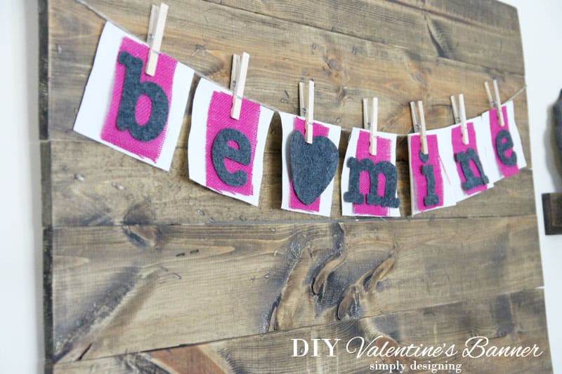 be+mine+banner1 | Be Mine Valentine's Day Banner | 2 | DIY Kids Games