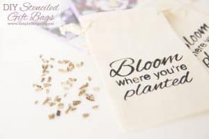 bloom+where+youre+planted+bags1 DIY Stenciled "Bloom" Gift Bag 1