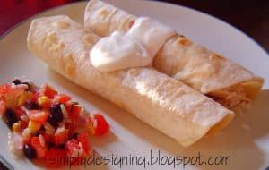 burritos1 Tasty Tuesday: Bean, Rice and Cheese Burritos 4