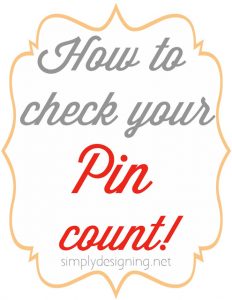 check+your+pin+count1 How to Check Your Pin Count - SIMPLY! 4 Things I Learned at a Blog Conference