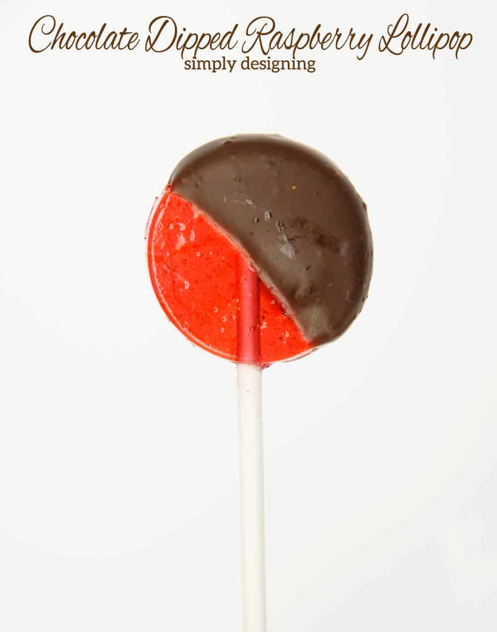 chocolate+dipped+raspberry+lollipops1 | Chocolate-Dipped Raspberry Lollipops | 3 | holiday topiaries