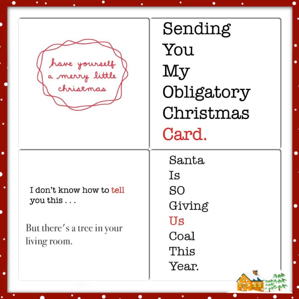 collage1 | Simplified Holiday Cards #OpenMeHolida #PMedia #ad | 33 | Handmade Gift