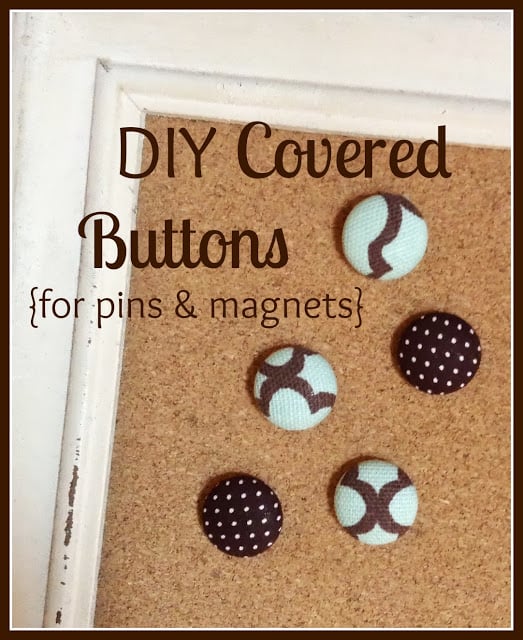 covered+buttons+title+image1 | DIY Covered Buttons for Pins and Magnets | 28 | Sheet Pan Caprese Chicken