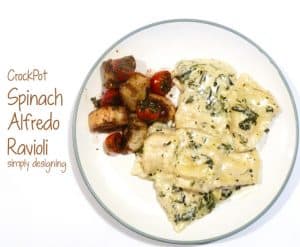crockpot+spinach+alfredo+ravioli1 Crock Pot Spinach Alfredo Ravioli #emealstotherescue #PMedia #ad 46