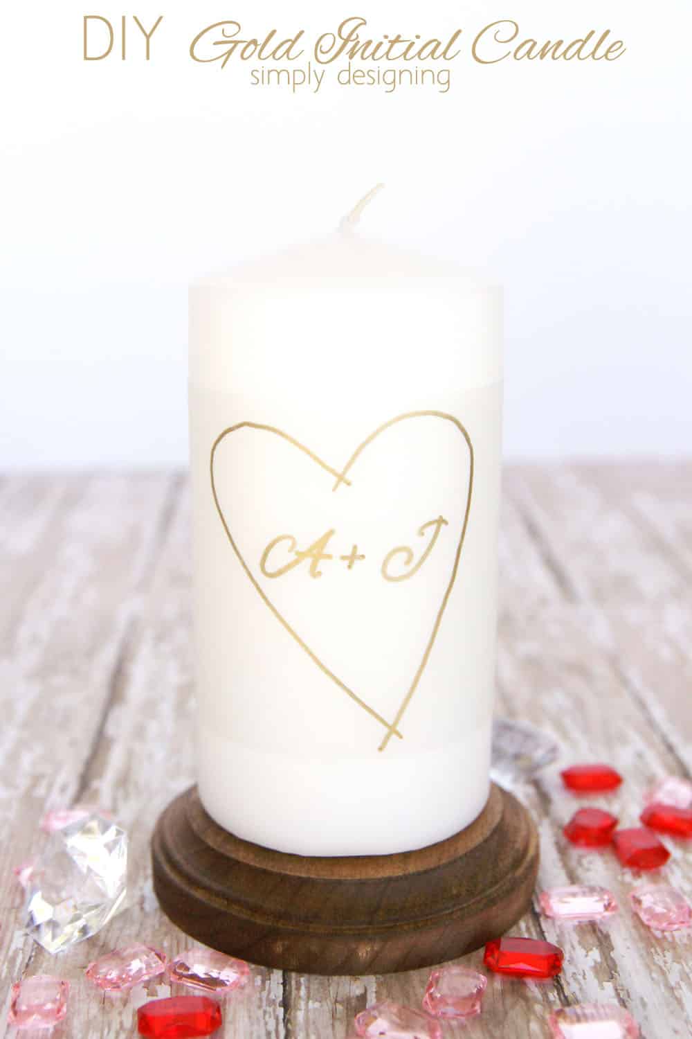 diy+gold+initial+candle+11 | DIY Gold Initial Candle | 26 | free love print