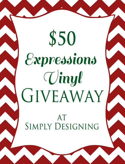 | $50 Expressions Vinyl Giveaway | 21 | Gift Ideas for Grandparents