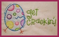 get crackin1 FREE Easter Stitching Pattern from Twin Stitchers 9