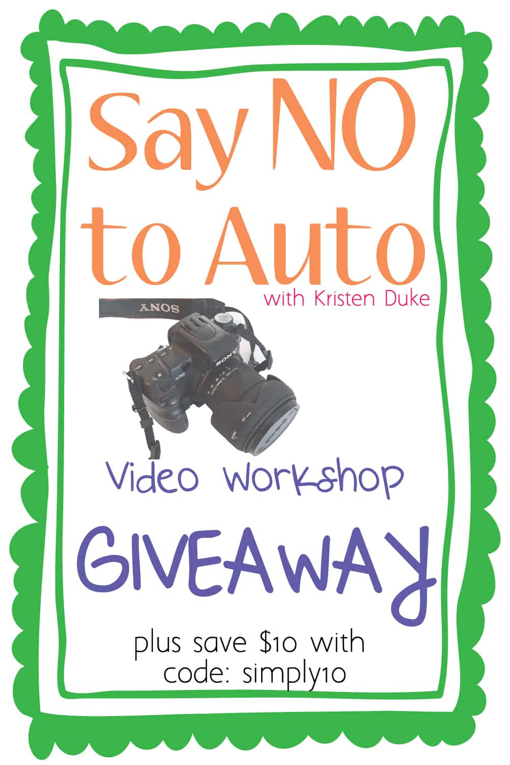 giveaway+graphic1 | Say NO to Auto ~ DSLR Camera Video Workshop ~ {GIVEAWAY} | 19 | Gift Ideas for Grandparents