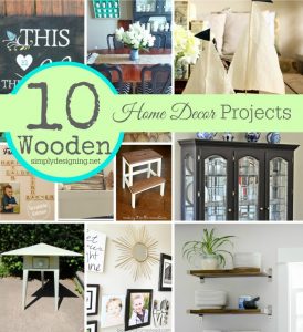 home decor projects 10 DIY Home Decor Projects made with Wood 2 sweet treats