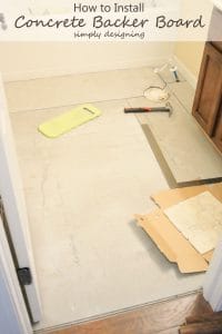 how+to+install+concrete+backer+board1 How to Install Concrete Backer Board {Tile Installation: Part 2} #thetileshop @thetileshop 3 laundry soap dispenser