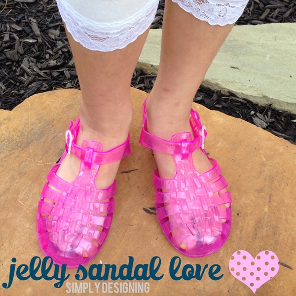 jelly+sandal+011 | Jelly's are Back! #jellysareback #jbeans #pmedia #spon | 35 | Colored Pencil Drink Coaster