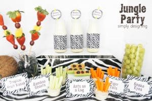 jungle+party+51 Jungle Party + Monkey Smoothie Recipe + { Free Printables} #junglefresh #shop 52