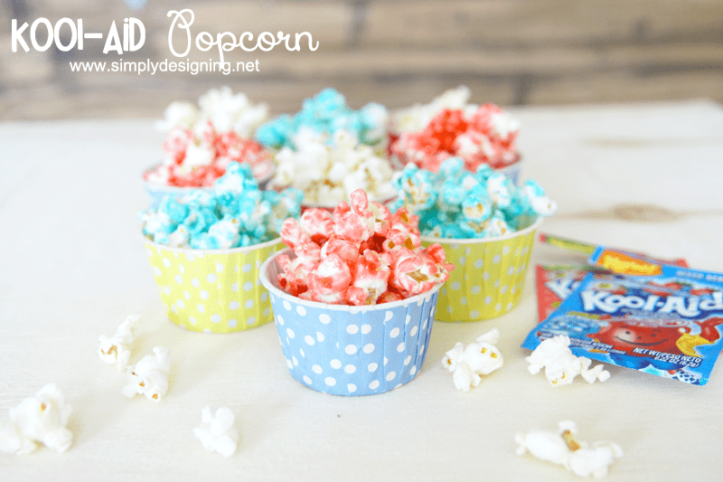 kool aid+candied+popcorn+DSC050571 | Kool-Aid Popcorn + Watermelon Blueberry Drink { #kooloff #shop } | 6 | summer dinner party idea
