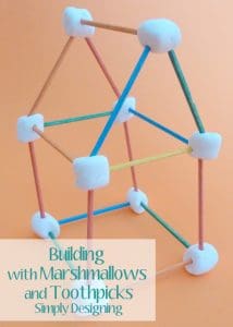 marshmallows01a1 Building with Marshmallows and Toothpicks {Boredom Buster} 17