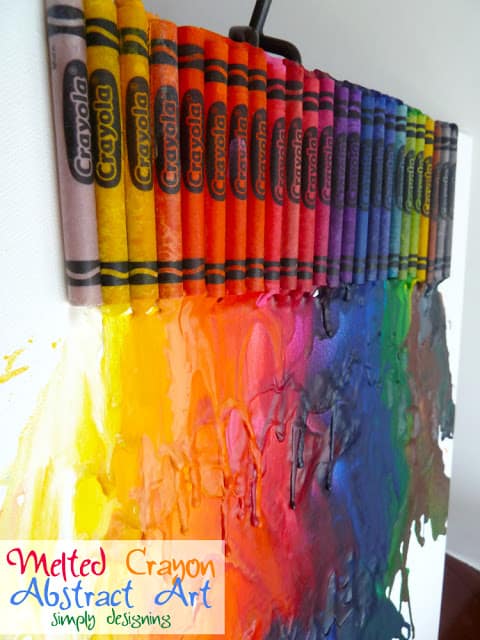 melted crayon kid art1 | Melted Crayon Abstract Art | 26 | sensory sand