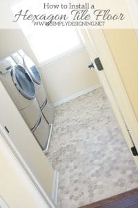new+laundry+room+floors1 Hexagon Laundry Room Tile #thetileshop @thetileshop 10