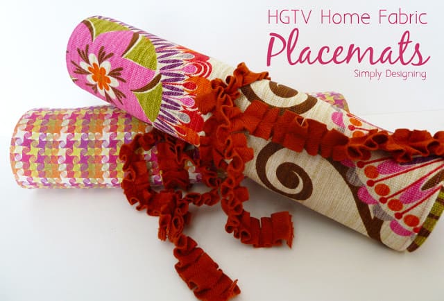placemats 07a1 | HGTV Home Decor Fabric Placemats | 19 | Carve a Pumpkin in 15 Minutes