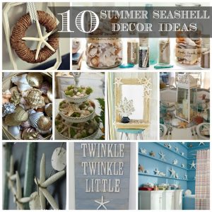 seashell+collage31 10 Summer Seashell Decor Ideas 6